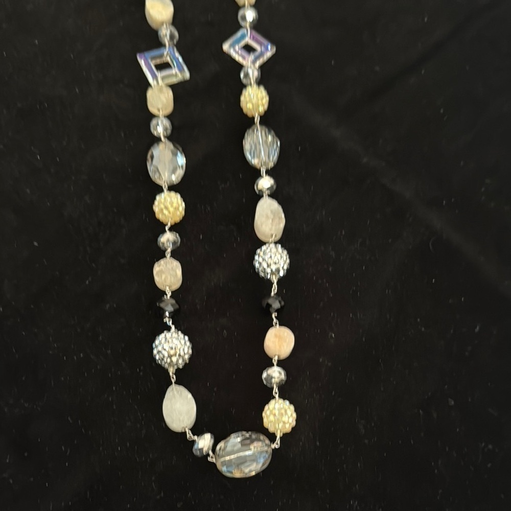 Elegant Multi-Color Crystal Necklace